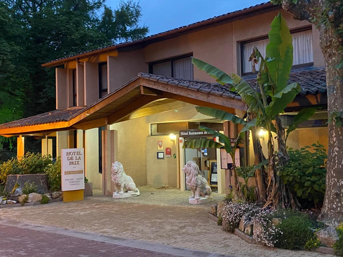 Hotel - Restaurant De La Paix Barbotan-les-Thermes Exteriör bild